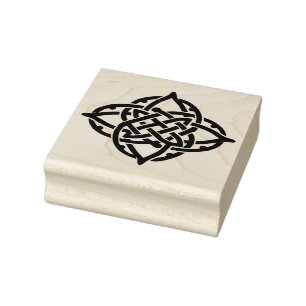 Erstelle Deinen eigenen keltischen Knoten Schild Gummistempel