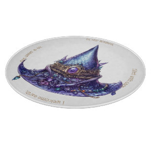 Erstelle Deinen Eigenen Lila Bejeweled Drachen Hex Schneidebrett