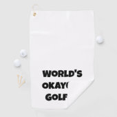 Erstelle Deinen Eigenen Lustigen Golf Golfhandtuch (Insitu)