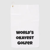 Erstelle Deinen Eigenen Lustigen Golf Golfhandtuch (Vorderseite)