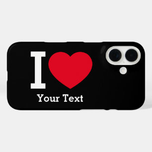 Erstelle Deinen eigenen lustigen Ich liebe  iPhone 16 Hülle