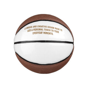 Erstelle Deinen eigenen maßgeschneiderten Mini-Bas Mini Basketball