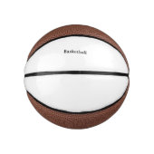Erstelle Deinen eigenen Mini Basketball (Vorderseite)
