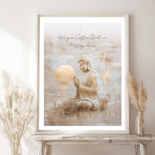 Erstelle Deinen Eigenen Motivationsspruch - Buddha Poster