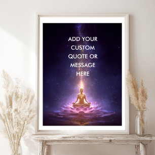 Erstelle Deinen Eigenen Motivationsspruch – Kosmis Poster