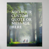 Erstelle Deinen Eigenen Motivationsspruch Poster (Vorne)
