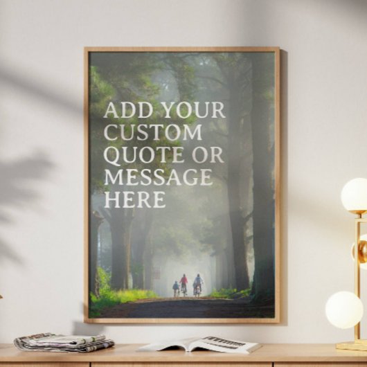 Erstelle Deinen Eigenen Motivationsspruch Poster