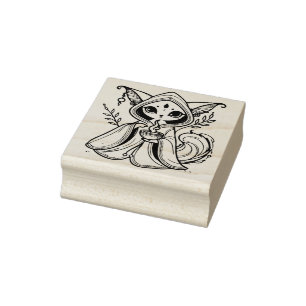 Erstelle Deinen Eigenen Mystischen Feline Seher Fe Gummistempel