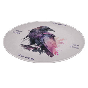 Erstelle deinen eigenen mystischen schwarzen Raben Schneidebrett