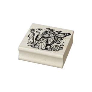 Erstelle deinen eigenen mystischen Turtle-Fairy-Sc Gummistempel