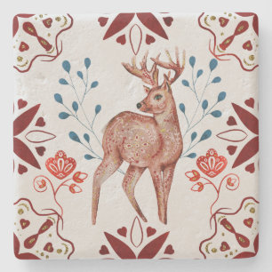 Erstelle deinen eigenen nordischen Julbock Steinuntersetzer