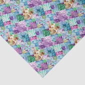 Erstelle Deinen eigenen Patchwork-Weihnachtsbaum Seidenpapier (Ausschnitt)