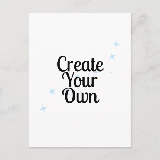 Erstelle Deinen Eigenen Postkarte (Vorderseite)