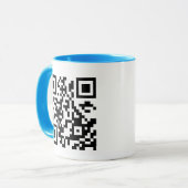 Erstelle Deinen eigenen QR-Code Tasse (Vorderseite Links)