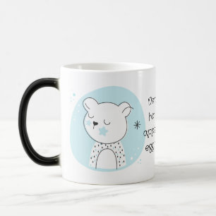 Erstelle deinen eigenen Retro-Teddybär Blaues Weih Verwandlungstasse