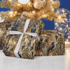 Erstelle deinen eigenen silbernen goldenen gotisch geschenkpapier
