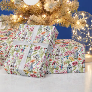 Erstelle Deinen eigenen Songbird Wildflowers Garte Geschenkpapier