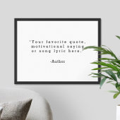 Erstelle Deinen Eigenen Spruch Poster