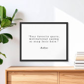 Erstelle Deinen Eigenen Spruch Poster