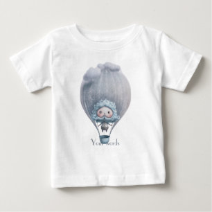 Erstelle deinen eigenen süßen albernen Heißluftbal Baby T-shirt