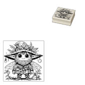 Erstelle Deinen eigenen süßen Bart-Fee-Zauberer Gummistempel (Stempel)