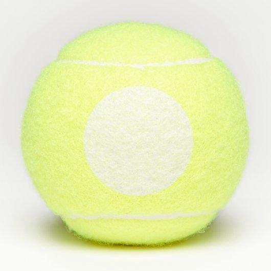 Erstelle Deinen eigenen Tennisbälle (Vorderseite)