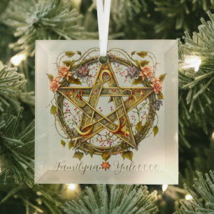 Erstelle deinen eigenen viktorianischen floralen P Ornament Aus Glas