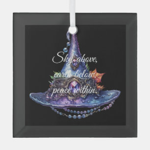 Erstelle Deinen eigenen violetten, juwelenbesetzte Ornament Aus Glas