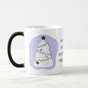 Erstelle Deinen eigenen violetten Weihnachtsbaum Verwandlungstasse