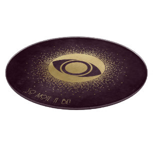 Erstelle deinen eigenen Wein & Gold Magic Eye Ster Schneidebrett