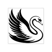 Erstelle deinen eigenen wunderschönen Schwan-Vogel Gummistempel (Prägung)