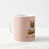 Erstelle deinen eigenen Zitat-Bär Kaffeetasse (Vorderseite Links)
