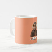 Erstelle Deinen Eigenen Zitat Custom Monkey Kaffeetasse (Vorderseite Links)