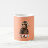 Erstelle Deinen Eigenen Zitat Custom Monkey Kaffeetasse (Mittel)