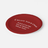 Erstelle Deines Pappteller (Schrägansicht)