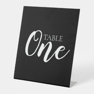 Erstelle Deins - Tisch Eins Sockelschild