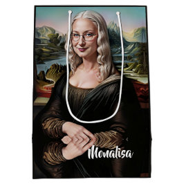 Erstelle ein lustiges individuelles Gesicht Mittlere Geschenktüte