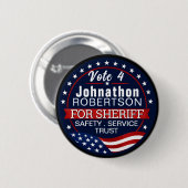 Erstelle einen benutzerdefinierten Wahl-Sheriff Button (Vorne & Hinten)
