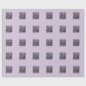 Erstelle einen QR-Code | Blasslila Violett Geschenkpapier (Flach)