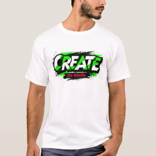Erstelle Grenzenlose Toxische Grüne Urbane Tarnung T-Shirt