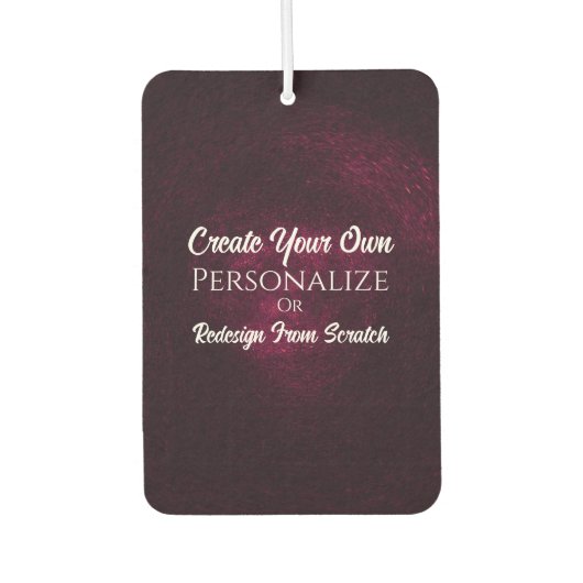 Erstelle selbst! Anpassen Autolufterfrischer (Vorderseite)