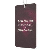 Erstelle selbst! Anpassen Autolufterfrischer (Links)