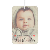 ERSTELLE SELBST | Benutzerdefiniertes 2 Foto Autolufterfrischer (Vorderseite)