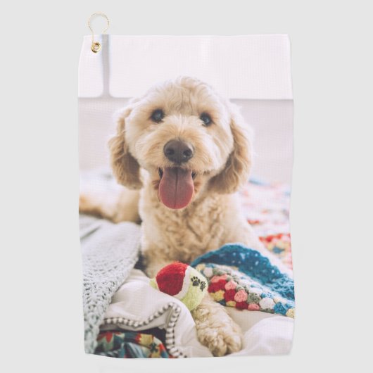 Erstelle selbst | Custom Pet Foto Golf Handtuch (Vorderseite)