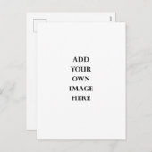 Erstelle selbst feiertagspostkarte (Vorne/Hinten)