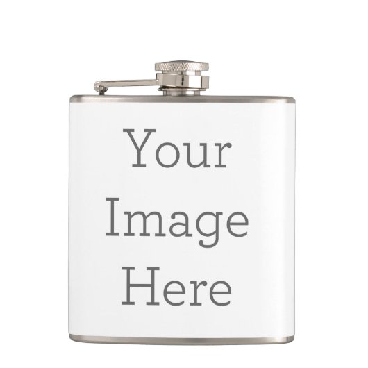 Flachmann mit Vinylhülle (Vorderseite)