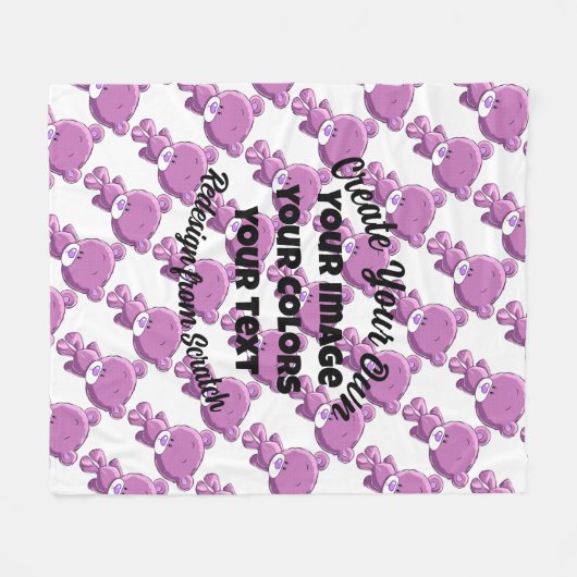 Erstelle selbst! - fleecedecke (Vorderseite (Horizontal))