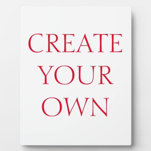 ERSTELLE SELBST FOTOPLATTE (Vorderseite)