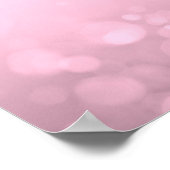 Erstelle selbst! Hintergrund Bokeh - Rosa Poster (Ecke)