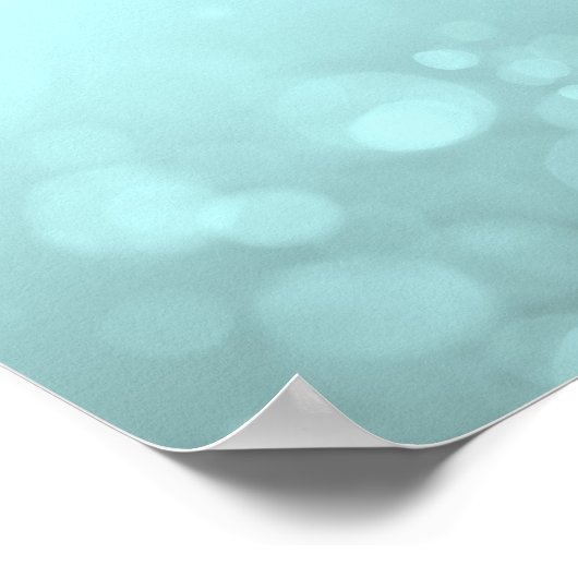 Erstelle selbst! Hintergrund der Bokeh-Lichter - A Poster (Ecke)